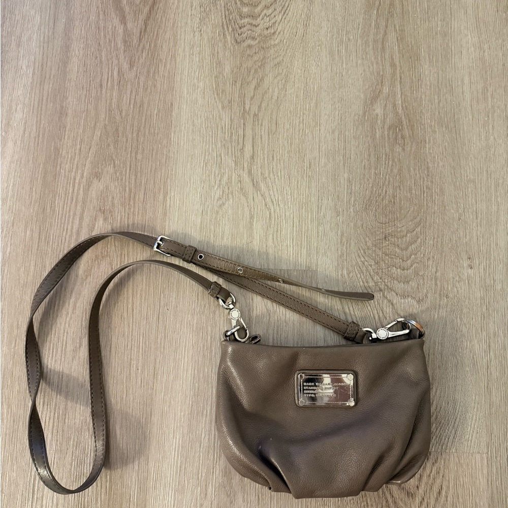 Marc Jacobs Brown Leather Crossbody Bag